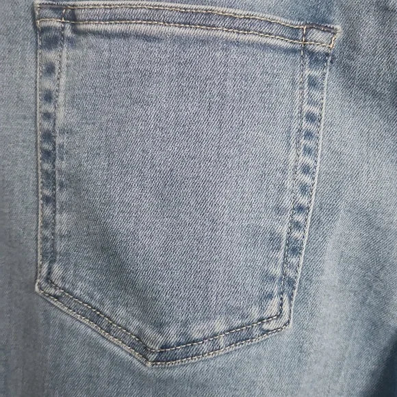 Quince Light Blue Flare & Wide Leg Jeans - Picture 10 of 12